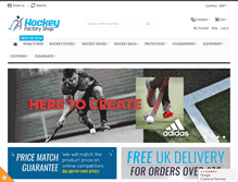 Tablet Screenshot of hockeyfactoryshop.co.uk